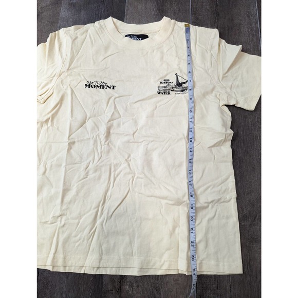 NWT The Tubbo Moment  Logo Graphic T Shirt Medium Men's Yellow Short Sleeve - Picture 3 of 6